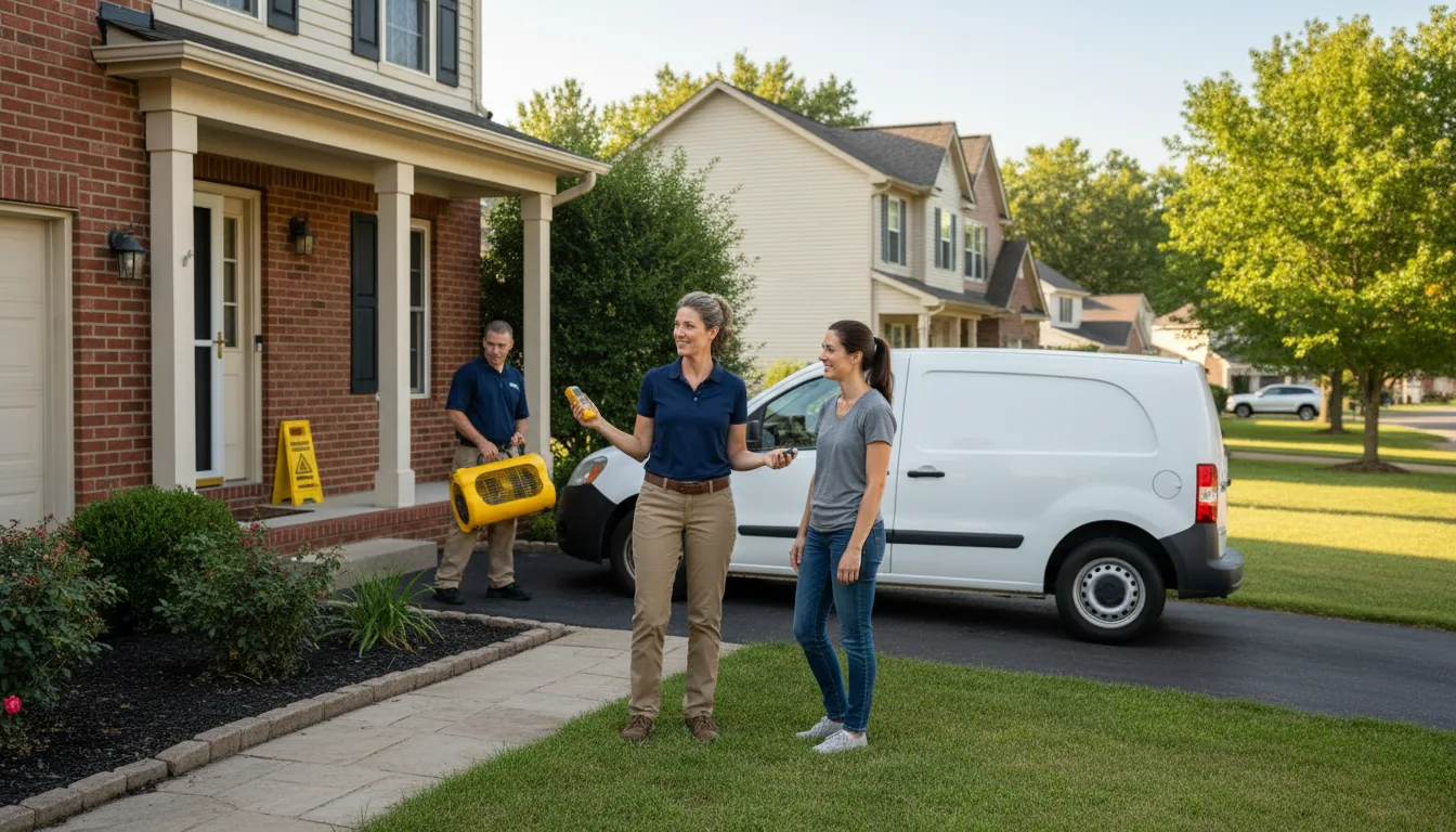 Water restoration image for Home Water Damage Repair in Crestwood, KY